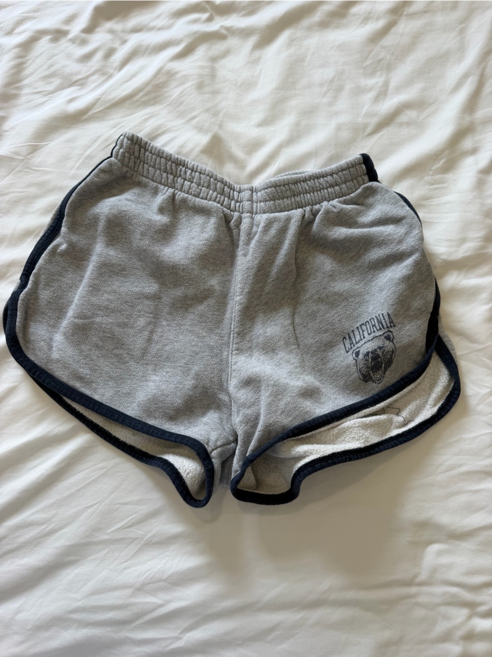 Brandy Melville Grey Shorts with Black Trim